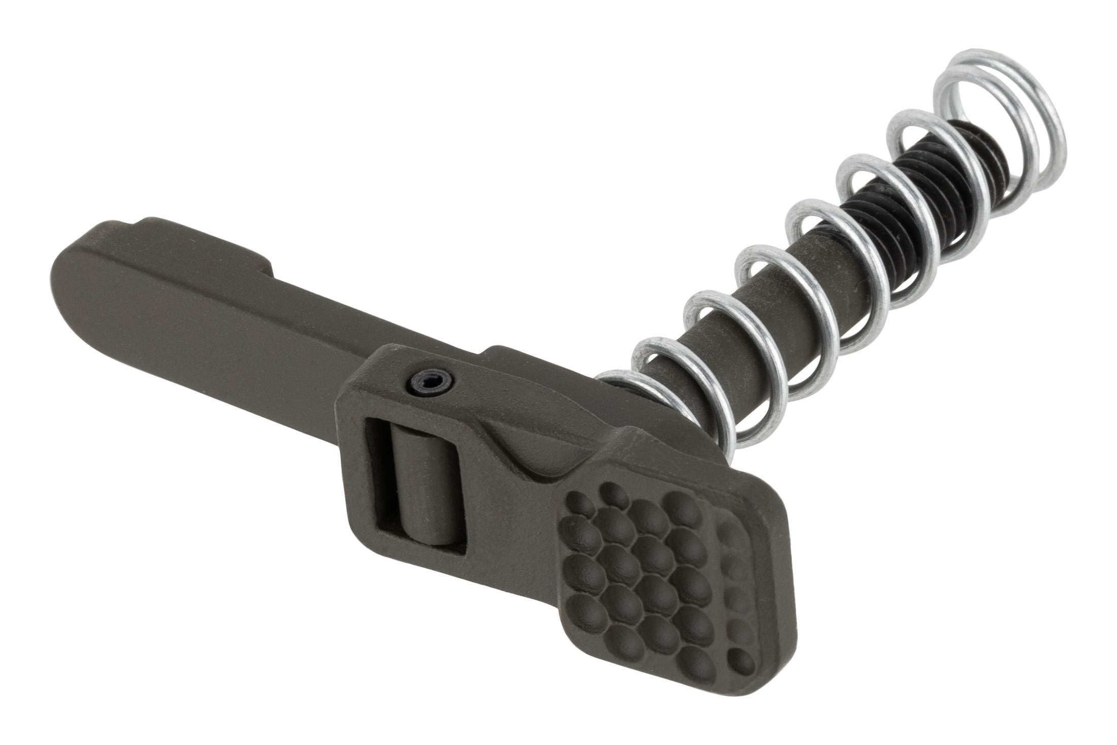 Forward Controls Design Forward Controls Design Heavy Enhanced Magazine Release Button - Nitrided 4140 Steel - Dimpled - Odg - view 1